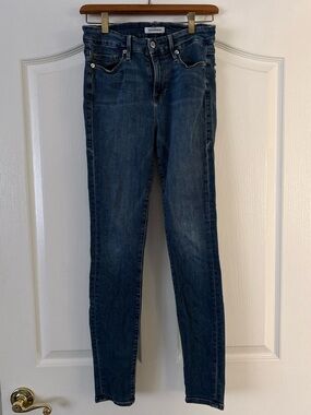 Good American Jeans Size 6/28 High Rise Skinny Blue Denim
